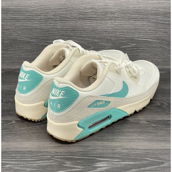 Nike Air Max 90 Golf NRG, Sail/Washed Teal | Size 13M [new] DO6492-141 - Picture 5 of 11